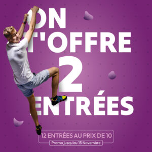 Climb Up Chambéry : 12 entrées au prix de 10